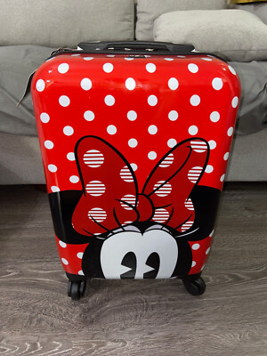FUL Disney Minnie Mouse Polka Dot 21” Carry-On Hardside Spinner Suitcase  Luggage