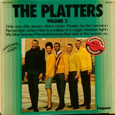 The Platters - The Platters - Volume 2 0 LP, Comp, RE Impact 2 6886 405 Very G