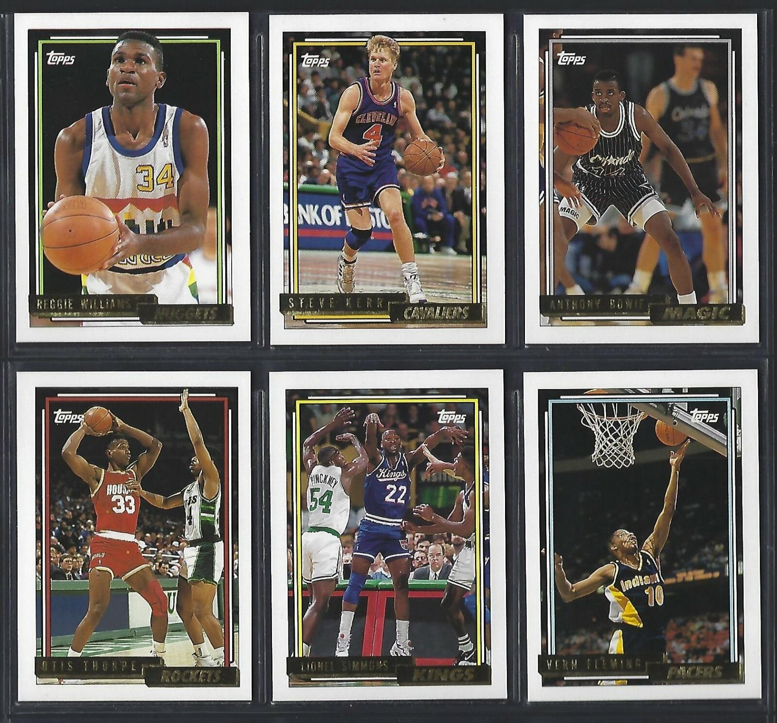 1992 topps GOLD parallel basketball #1-99 Complete your set NM-MINT+ HOT!!