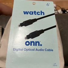WATCH Onn Digital Optical 6 Audio Cable 