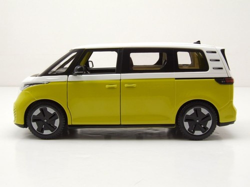 VW ID. Buzz 2023 Blanco Amarillo Modelo Coche 1:25 Maisto - Imagen 3 de 9