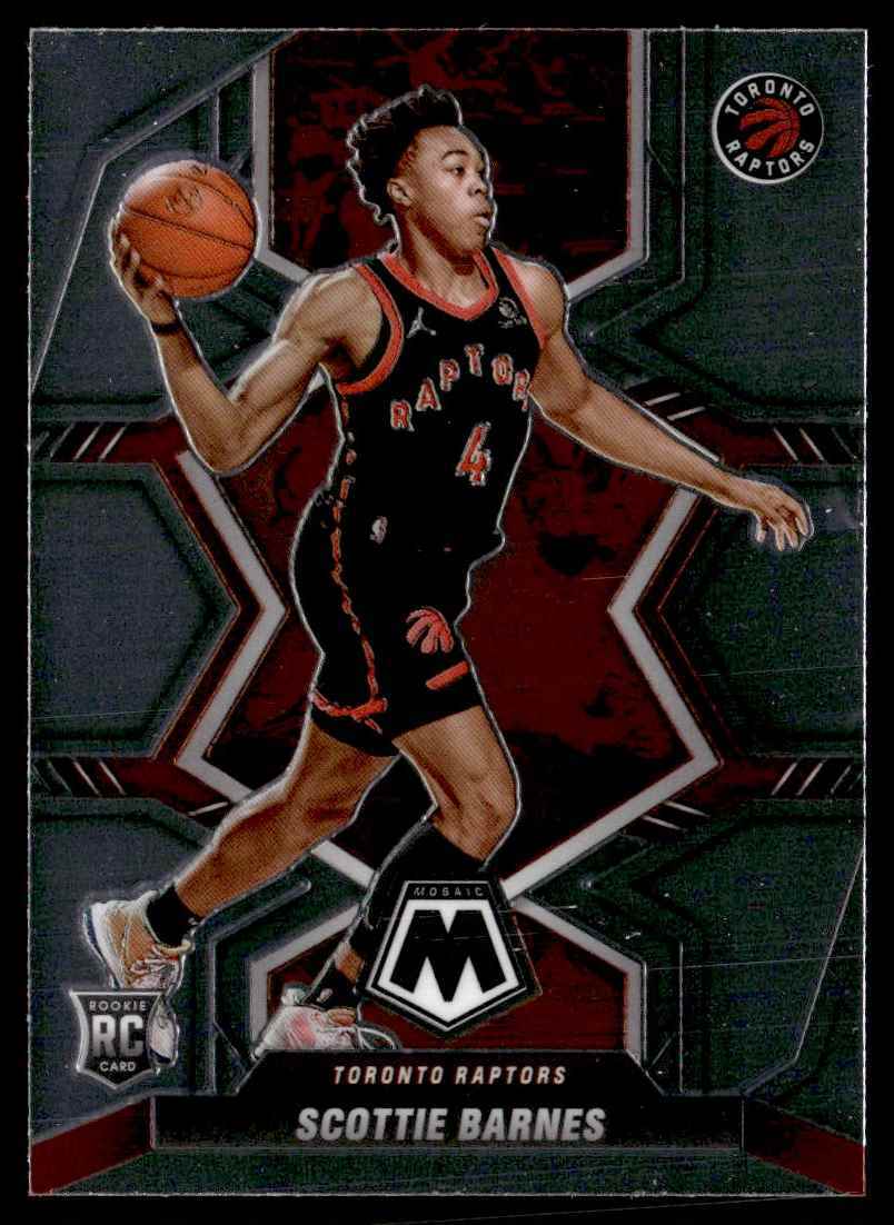 2021-22 Panini Mosaic Scottie Barnes Rookie Toronto Raptors #207
