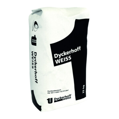 Dyckerhoff WEISS weißzement CEM I 42,5R 25 kg Zement weiß