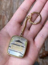 The Art Of Chokin Japanese Music Box Keychain By Swan & Sankyo Unknown Tune ASis