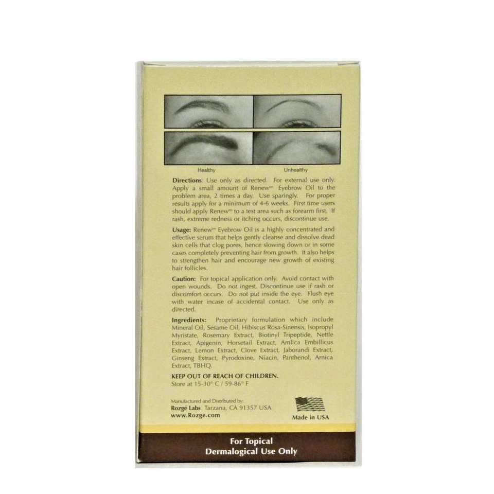 Rozge Cosmeceutical - Renew Eyebrow Revitalizer Oil - Image 2 of 2