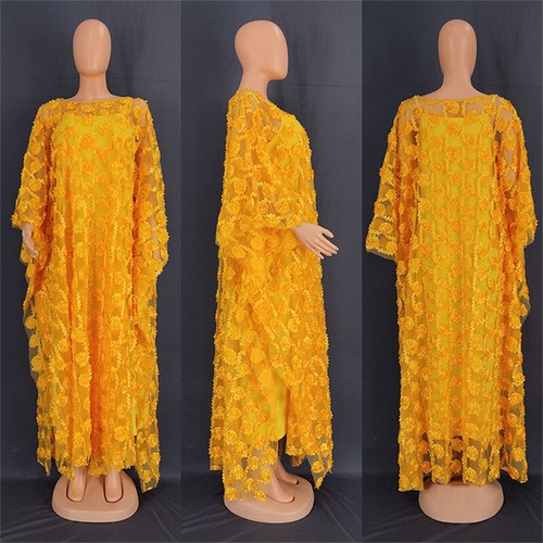 African Women Dashiki Oversize Dresses Evening Gown Dubai Kaftan Moroccan Caftan - Picture 11 of 323