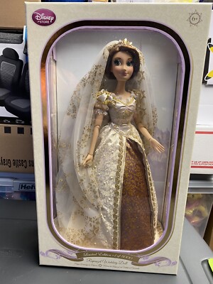 Disney's Tangled Ever After 17” Wedding Rapunzel Doll LE Disney