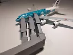 3D printed A380 jetbridge (jetway) 1:500