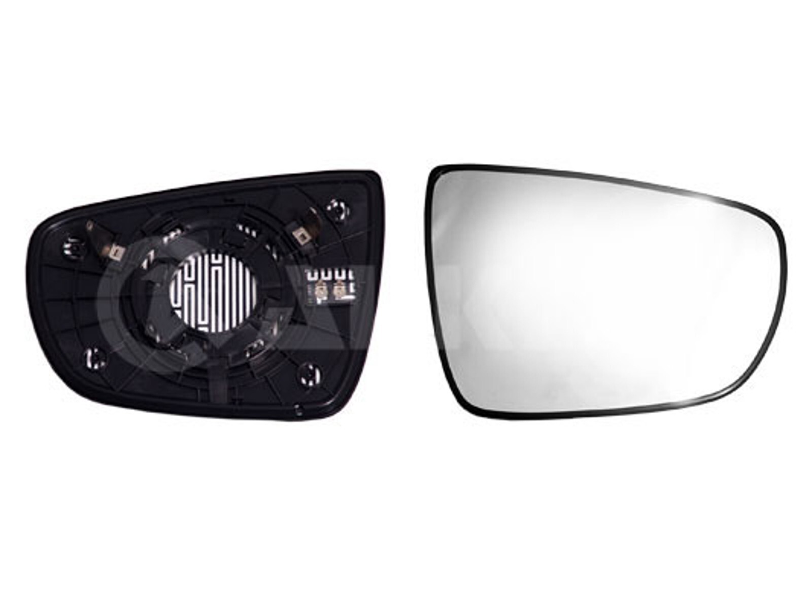 Insert de miroir Kia Carens IV 03.13- glace de retroviseur convexe haute definition