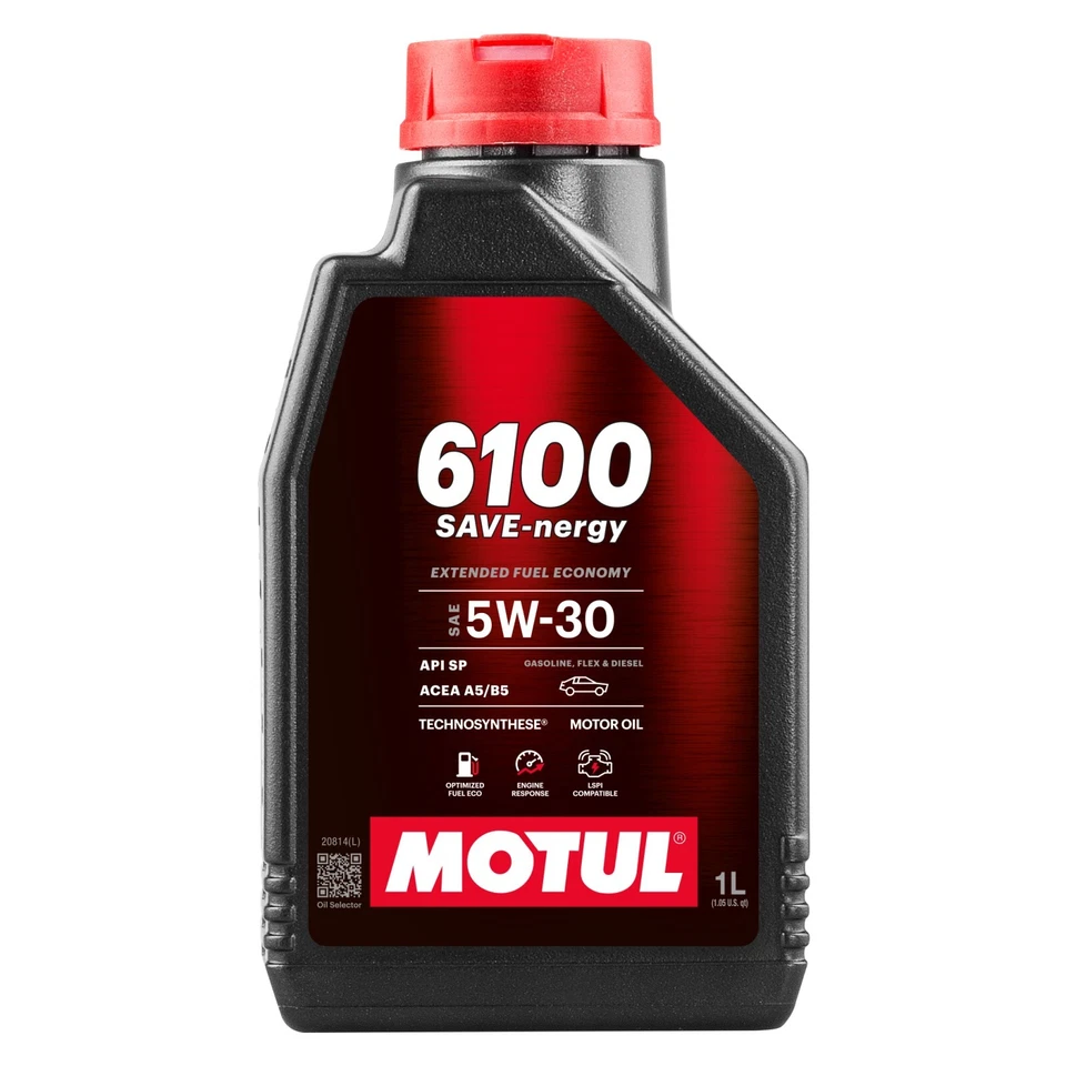 Motul 6100 Save Nergy 5w30 4 Lt Olio Motore Acea A5 B5 Motori Ford Jaguar Rover - Immagine 2 di 4