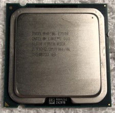Intel Core 2 Duo E7500 Desktop CPU Processor- SLGTE