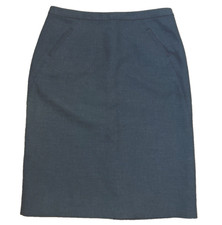 ANN Taylor Womens Career Straight Pencil Skirt Charcoal Gray Size 4 NEW 69.50