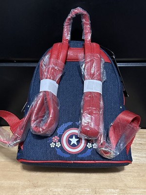 Loungefly Marvel Captain America 80th Anniversary Floral  display picture 2
