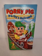 Vintage Porky Pig - Porkys Railroad VHS  Plus 3 Other Cartoons Inki UAV RARE