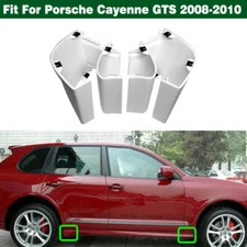 4x Front Rear left right Side Skirt door cover For Porsche Cayenne GTS 2008-2010