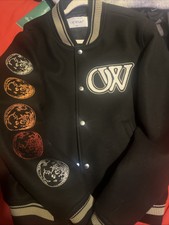 Off White Varisty Jacket Size Large