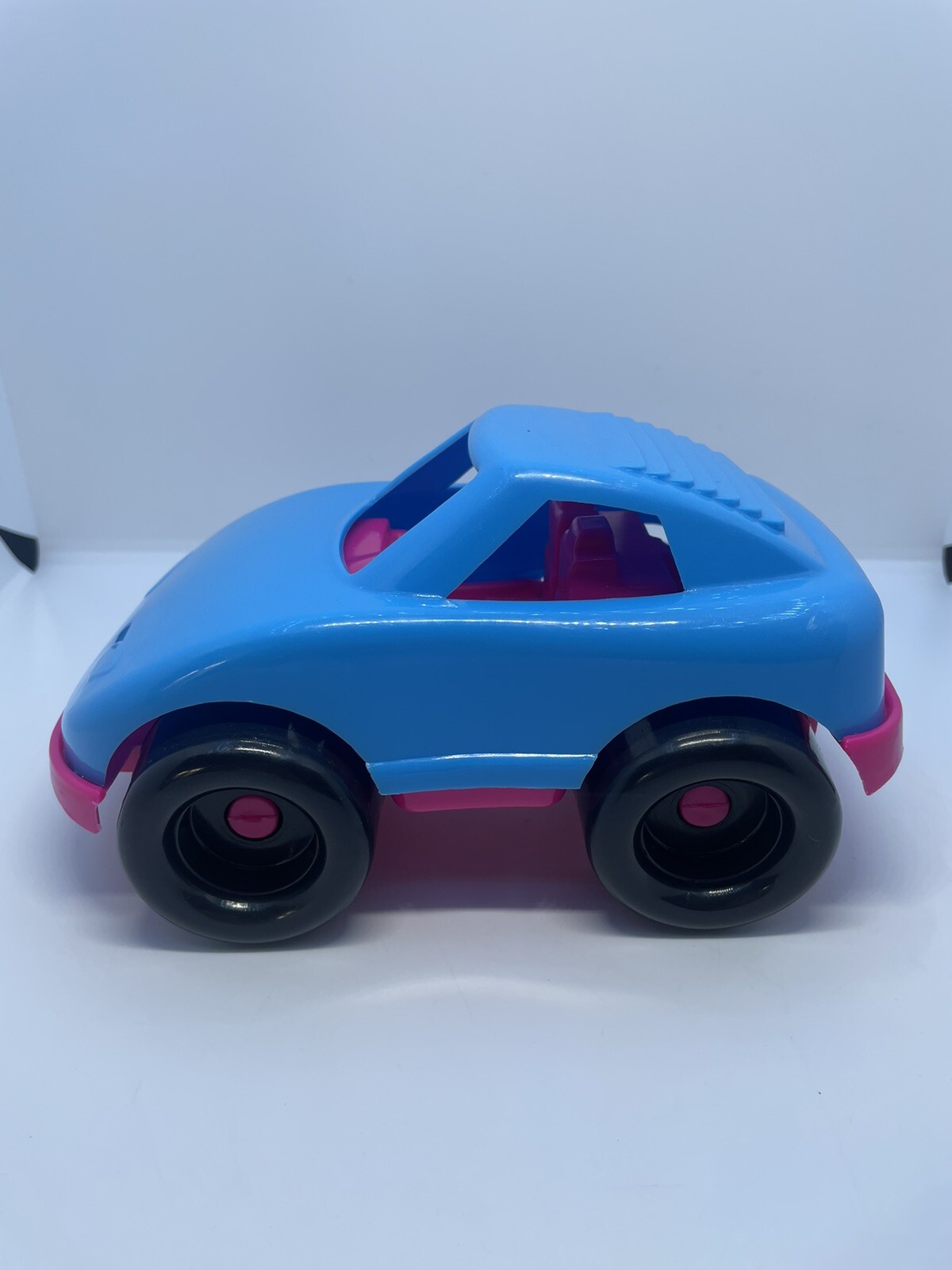 American Plastic Toys Inc Blue Toy car. Made in USA. Item 410.
