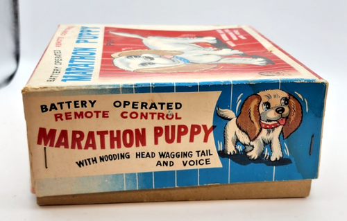Vintage Meiho Toys Japan. Marathon Welpe im Originalkarton. Getestet & Funktioniert. - Bild 11 von 12