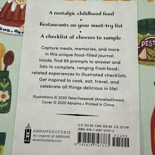 99 Things I Love to Eat: A Journal for Meals & Memories Guided Journal Foodie - Picture 3 of 4