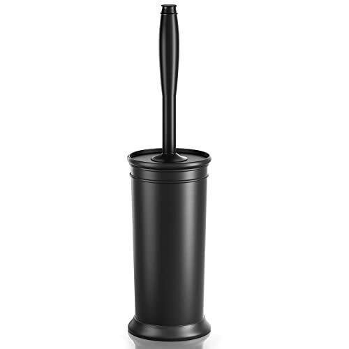 Toilet Brush, Toilet Bowl Brush with Extra Long Handle Durable Bristles Black - Picture 2 of 7