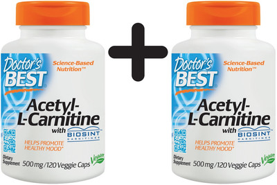 2 x Doctors Best Best Acetyl L-Carnitine, HCI - 120 caps (330,00 EUR/kg)