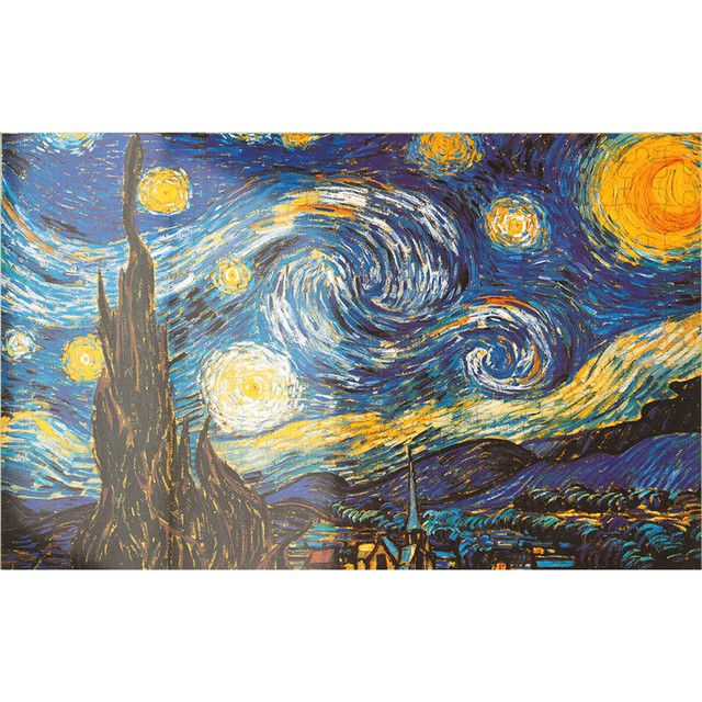 vincent van gogh starry night 1000 piece puzzle