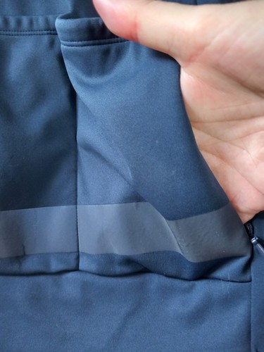 Chaqueta de ciclismo Shimano azul marino rosa softshell cortavientos muestra talla L *defectos* - Imagen 12 de 22