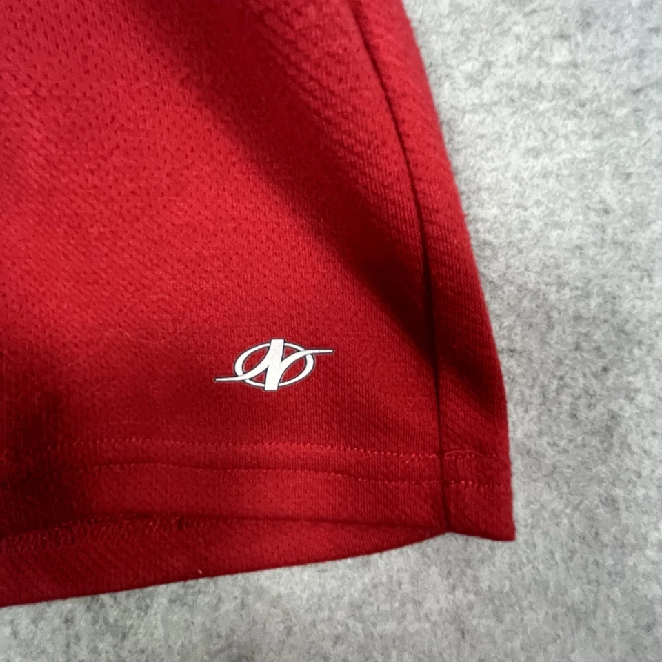 Camiseta NordicTrack Masculina Tamanho XL Gola Redonda Manga Longa Jersey Performance Vermelha - Imagem 3 de 4