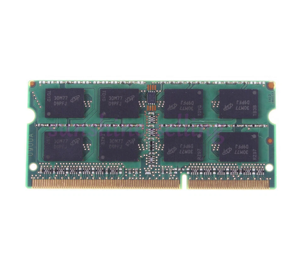 8G Micron 2pcs 4GB 2RX8 DDR3 1333MHz PC3-10600S CL9 SO-DIMM Laptop Memory RAM #Q - Image 3 of 4