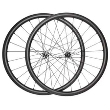 700C Carbon Disc Wheels Road Bicycle Wheelset 24H 28mm Wide D411SB D412SB 1290g