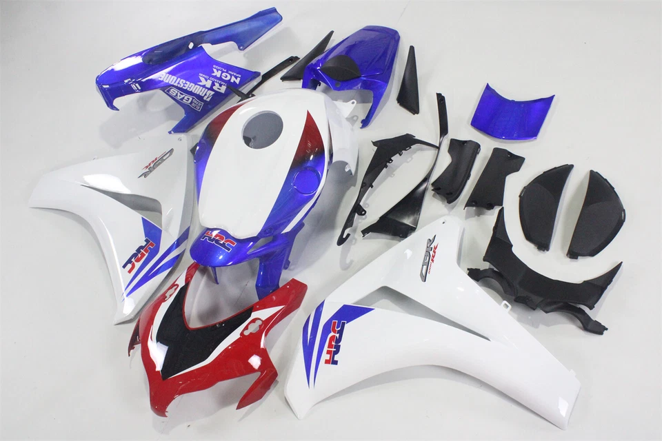 Carenado de plástico blanco azul inyección NTU apto para Honda 2008-2011 CBR1000RR t051 Foto 4 de 4