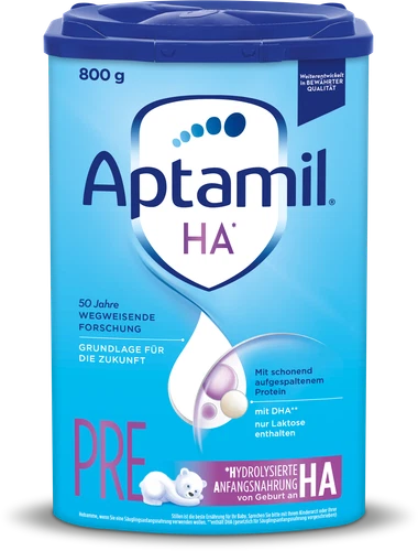 Aptamil Hypoallerginic Formula Milk HA PRE 800g | EU import