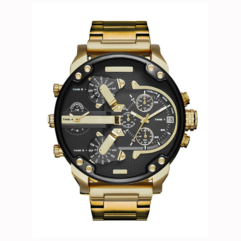 Luxury Men's Quartz Watch Stainless Steel Casual Fashion Wristwatch
