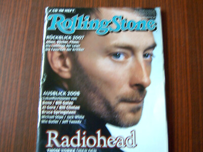 Rolling Stone Januar 2008 Radiohead-Bono-Bruce Springsteen-Bill Gates-Jahrespoll