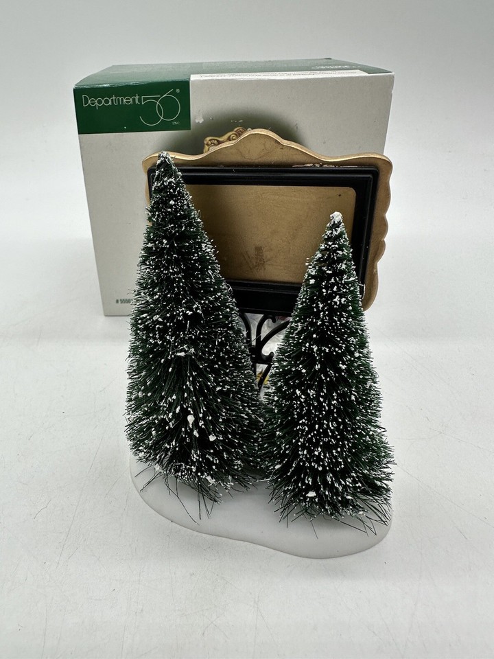 Dept 56 Painting Our Own Village Sign Heritage Village Collection