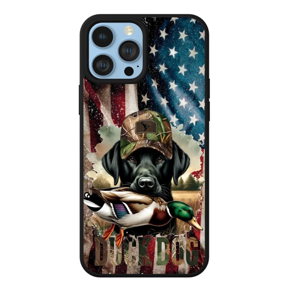 Teléfono Bandera Pato Caza Perro Lindo Hombre Niño Protector Duradero Foto 2 de 4