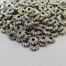 Wholesale 5mm Antiqued Silver Plated Beads B0964 - 100, 200 Or 500PCs