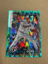 2024 Topps Chrome Nationals Mackenzie Gore Lava Colored Numbered Card