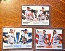 One-Two Punch, 2023 Topps — Yankees, Astros, Rays-Six Players, Lot of 3, Mint