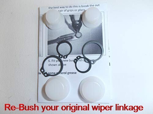 Fit Kia Carens 07-13 Wiper Linkage Plastic Bush Set (fit to original Link rods) - Picture 1 of 10