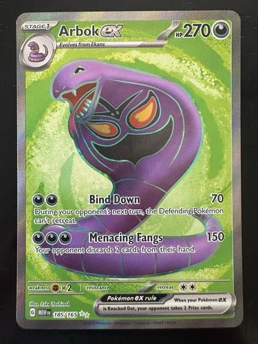 Arbok EX SV Scarlet & Violet 151 185/165