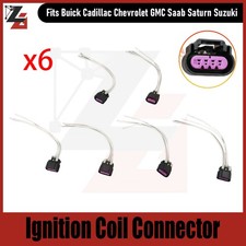 6x Ignition Coil Connector 12632479 For Buick Cadillac Chevrolet Gmc Saturn 6x Ignition Coil Connector 12632479 For Buick Cadillac Chevrolet Gmc Saturn