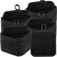 32 Pcs Makeup Remover Pads 5 x 5 Inch Soft Reusable Cloths for Eye Face Cloth...