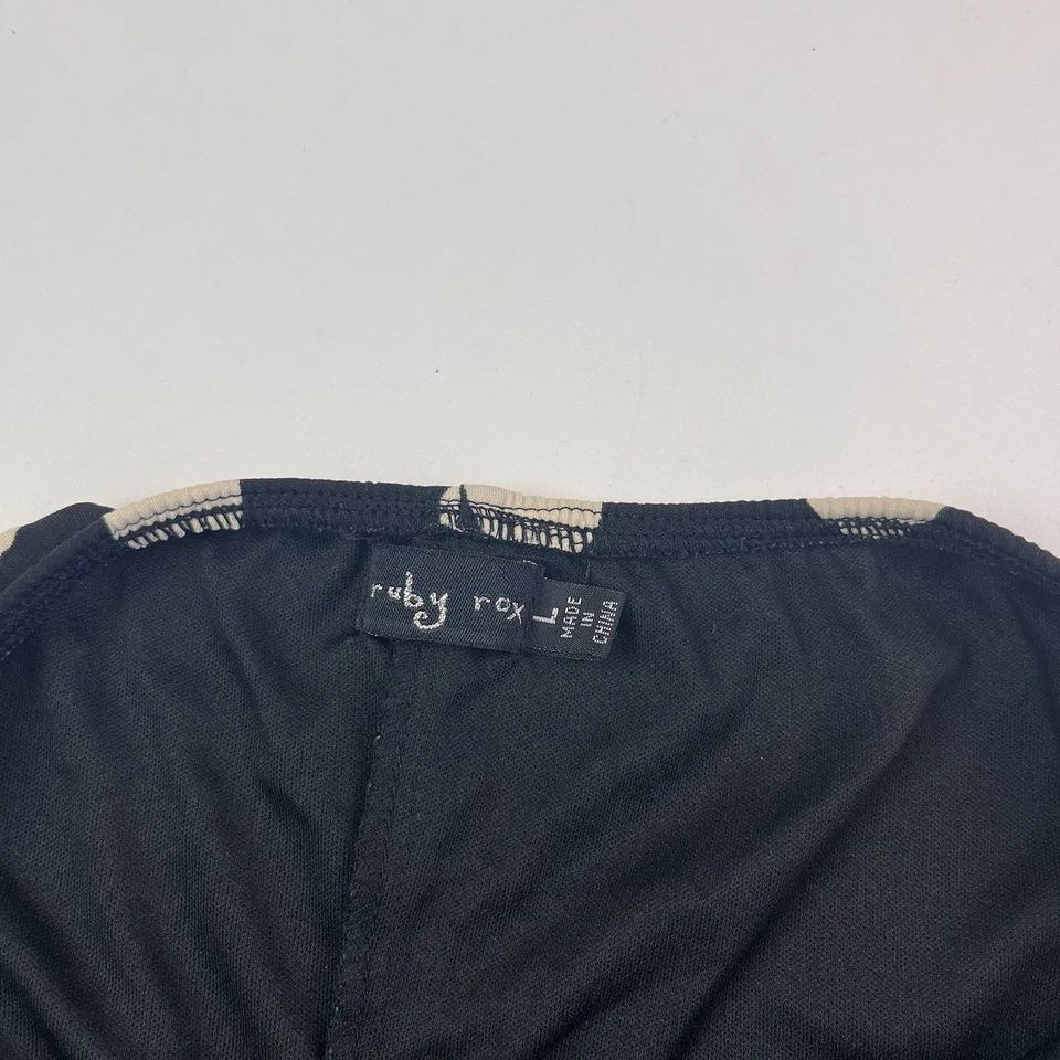 Ruby Rox Y2K Polka Dot Babydoll Halter Dress L Rockabilly Pinup Retro Vtg - Image 4 of 4