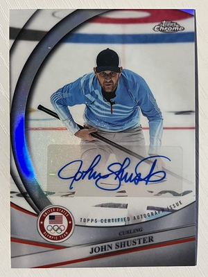 #ad John Shuster 2026 Topps Chrome U.S. Winter Olympics Auto Autograph $14.99