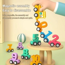 1set 0-10 Number Early Educational Toys Magnetic Number Train Set Kids UK