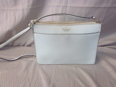 Kate Spade Cameron Street Clarise Leather Crossbody Misty Mint Clutch Bag