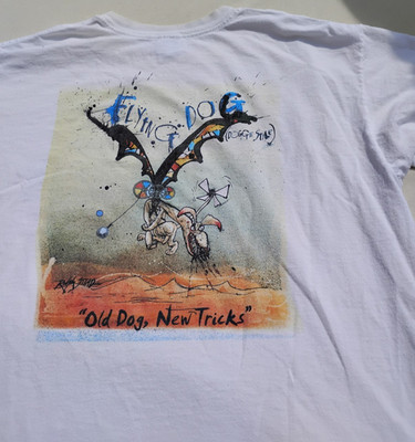 VINTAGE RALPH STEADMAN DOGGY STYLE ALES T SHIRT ROCKER HUNTER THOMPSON FRIEND