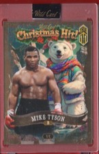 2025 Wild Card Holiday Hits Christmas Hits Mike Tyson Gold True 1/1