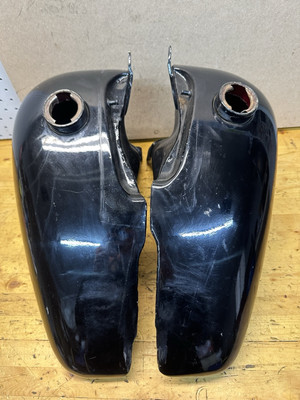 Harley-Davidson Panhead Shovelhead 5 Gallon Split Gas Fuel Tanks FL FLH